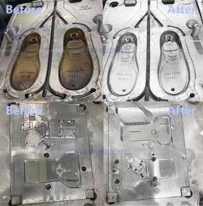 Industrial CO2 jet cleaner washing automotive engine chassis