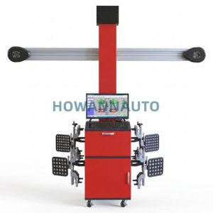 HOWANN 3D wheel alignment machine in auto repair shop