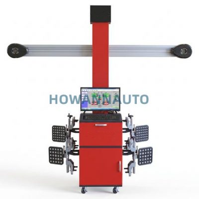 HOWANN 3D wheel alignment machine in auto repair shop