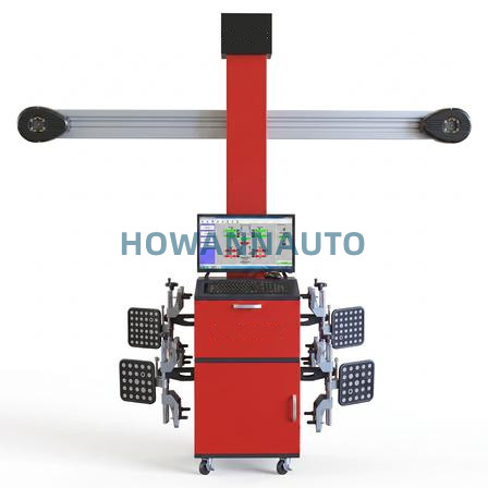 HOWANN 3D wheel alignment machine in auto repair shop